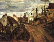 Paul Cezanne Village Road oil painting picture wholesale
